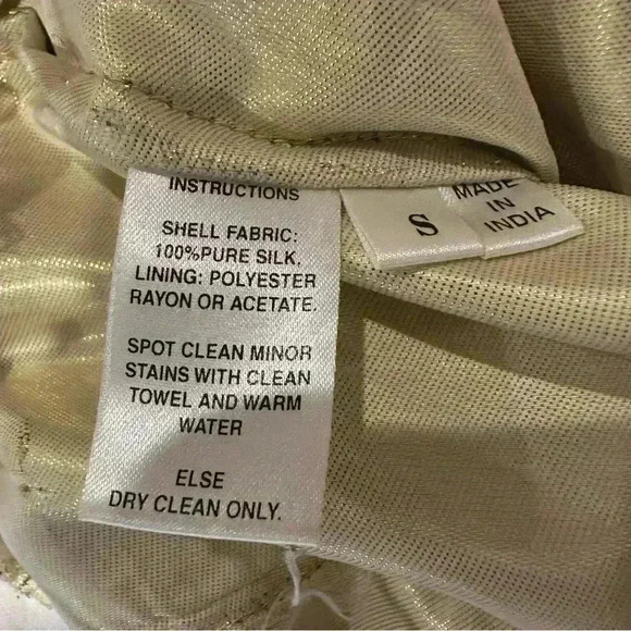 Y2K Je Matadi 100% Silk Beaded Ombré Mermaid Skirt And Halter Top Size Small - Picture 13 of 16